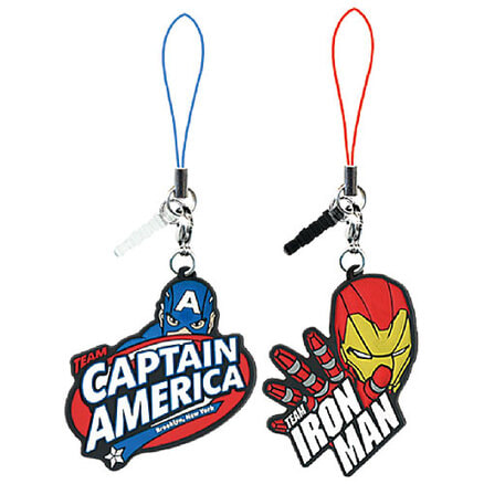 シビル・ウォー／キャプテン・アメリカ　ラバーフェイスチャームセット