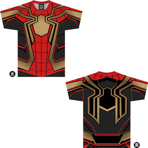 スパイダーマン　ノー・ウェイ・ホーム　レプリカスーツ風Ｔシャツ（INTEGRATED SUIT）キッズサイズ