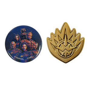 ガーディアンズ・オブ・ギャラクシー VOLUME3 カンバッジ&ピンズセット