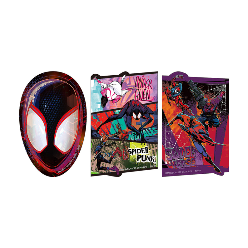 スパイダーマン：アクロス・ザ・スパイダーバース　ステッカーセット（102913002）｜スパイダーマン：アクロス・ザ・スパイダーバース｜TOHO  theater STORE｜