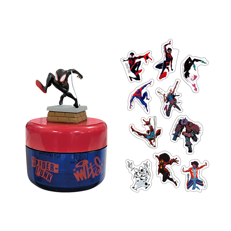 スパイダーマン：アクロス・ザ・スパイダーバース　 マスコットケース付きシール（102913019）｜スパイダーマン：アクロス・ザ・スパイダーバース｜TOHO theater STORE｜