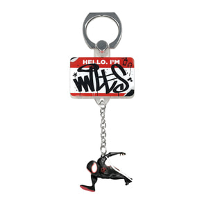 スパイダーマン：アクロス・ザ・スパイダーバース　マスコット付きスマートフォンリング