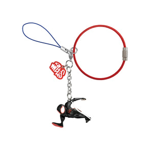 スパイダーマン：アクロス・ザ・スパイダーバース　マスコット付きキーホルダー（マイルス）