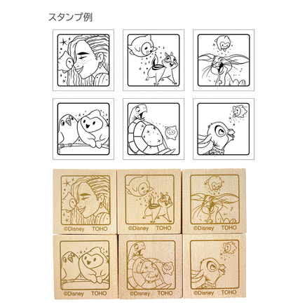 ウィッシュ　木製スタンプセット