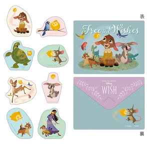 ウィッシュ　ケース付きフレークシール