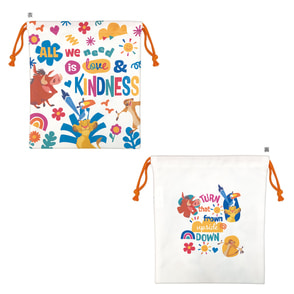 ライオン・キング：ムファサ　巾着白（シンバ）