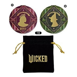ウィキッド ふたりの魔女　巾着付きミラー