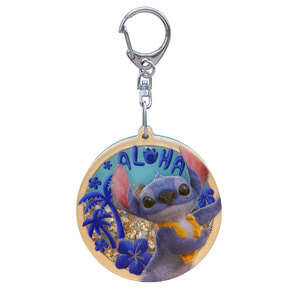リロ＆スティッチ　キーホルダーシェルサンド