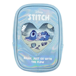 リロ＆スティッチ　合皮ポーチ縦型