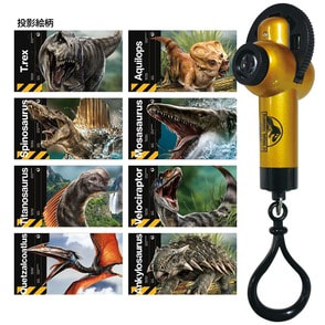 ジュラシック・ワールド／復活の大地　くるくるライトキーホルダー