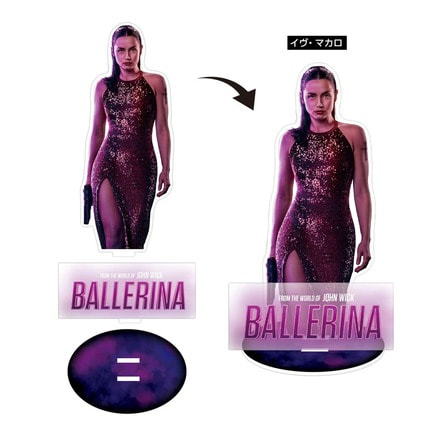 ジョンウィックBallerina Tシャツ & ロックグラス 等　4点セット 🩰8.22(fri)『バレリーナ：The World of John Wick』公開 沈黙の
