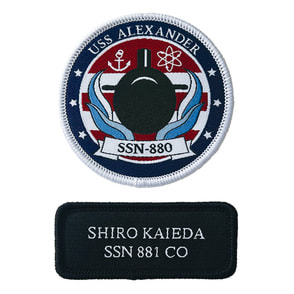 沈黙の艦隊　北極海大海戦　ワッペンバッジセット
