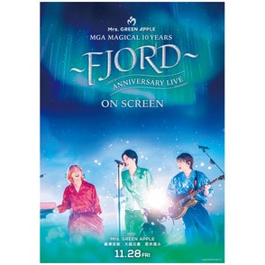 【受注販売】Mrs. GREEN APPLE／MGA MAGICAL 10 YEARS FILM　クリアポスター