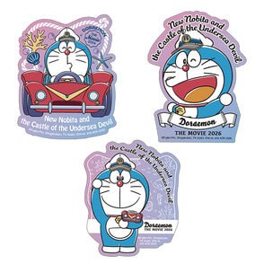 ドラえもん　新・のび太の海底鬼岩城　オーロラクリアステッカーセット