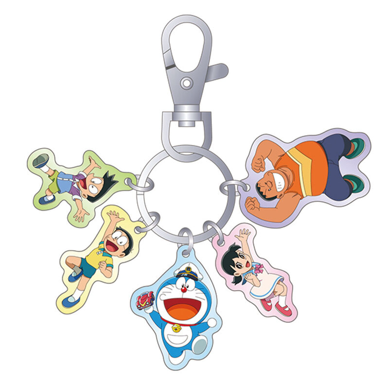 ドラえもん　新・のび太の海底鬼岩城　５連キーチェーン