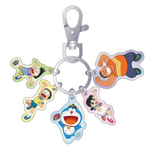 ドラえもん　新・のび太の海底鬼岩城　５連キーチェーン