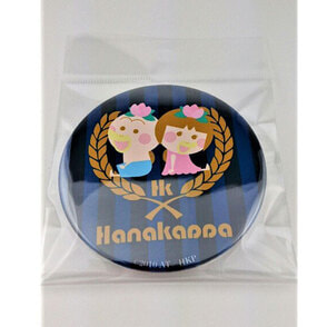 はなかっぱ　HK缶バッチ（ネイビー）