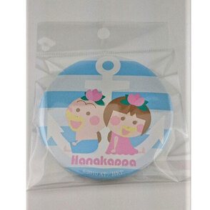 はなかっぱ　HK缶バッチ（ブルー）