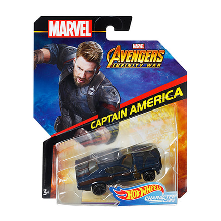 ホットウィール HotWheels キャプテンアメリカ MARVEL ミニカー