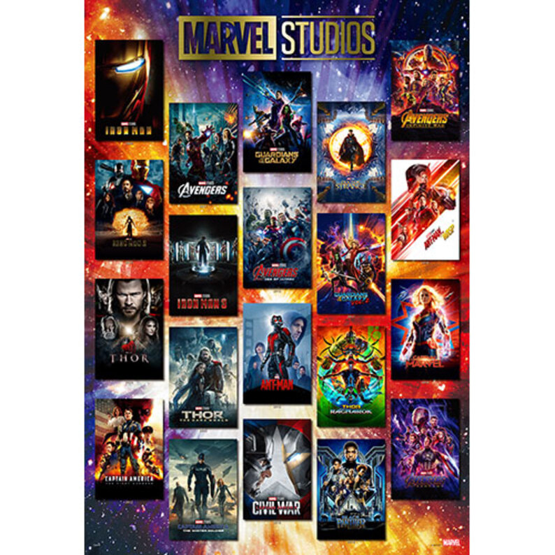 マーベル（共通商品２） パズル1000 Movie Poster Collection MARVEL