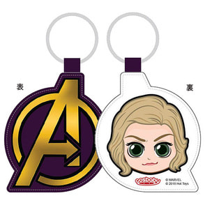 マーベル（共通商品）　コスベイビー・フェイスキーチェーン（ブラック・ウィドウ）