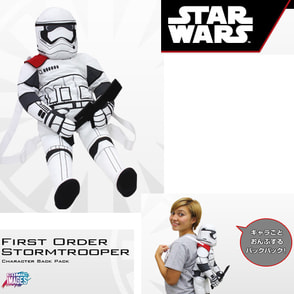 スター・ウォーズ（共通商品）　キャラごとおんぶバックパック（トルーパー）, カラー展開なし, サイズ展開なし