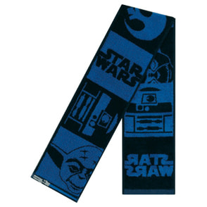 スター・ウォーズ（共通商品）　タオルマフラーB（ブルー）