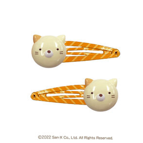 スリーピングベア　ハリネズミ君　モザイク猫 ネコ足スリッパ＆ネコ耳ヘアバンドセット - Maison de Selavi