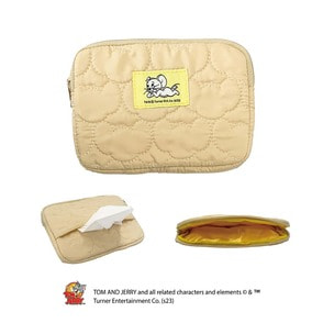 トムとジェリー キルトミニティッシュポーチ（ジェリー）