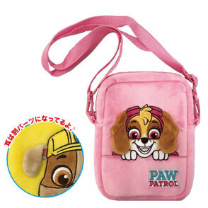 パウ・パトロール　ぬいぐるみポシェット（スカイ）