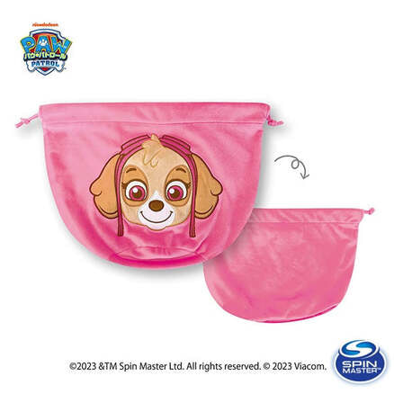 パウ・パトロール　のびる巾着（スカイ）