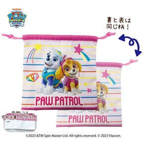 パウ・パトロール　巾着（ピンク）