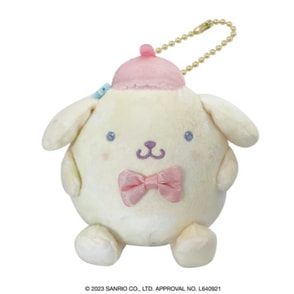 サンリオゆめふわ ぬいぐるみボールチェーン（ポムポムプリン）