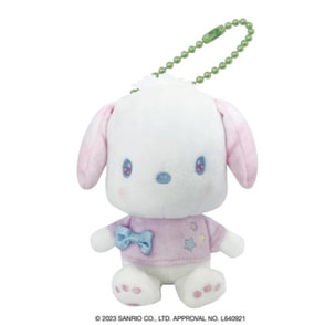 サンリオゆめふわ ぬいぐるみボールチェーン（ポチャッコ）