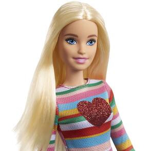 ★Barbie★バービー レア！ニット セーター ホワイト ピンク ハート お取り寄せ商品【即納】♡バービー人形 ニットのセットアップ