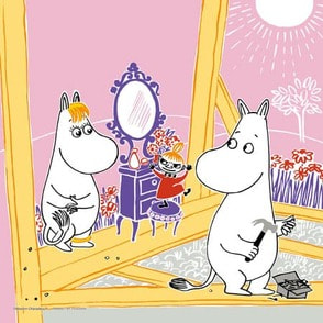 ムーミン　お気に入りの鏡台　306Pパズル