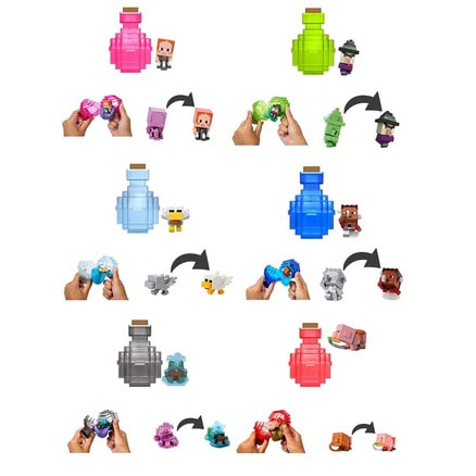 マインクラフト ポーションで発掘！ミニフィギュア アソート（全