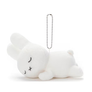 うさぎ（白）／ブルーナ すやすやフレンド ボールチェーンマスコット
