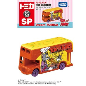 ドリームトミカ SP トムとジェリー ラッピングバス（オレンジ）