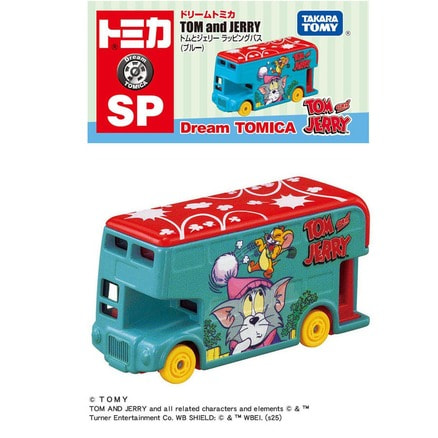 ドリームトミカ SP トムとジェリー ラッピングバス（ブルー