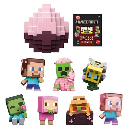 マインクラフト 鉛筆4本セット 2B 丸軸 グリーン＆ホワイト