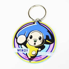 オトッペ　コミックウィンディ 缶バッジキーホルダー