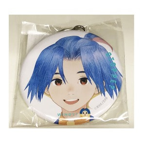 オトッペ学園／羽院データロー（ウィンディ）缶バッジキーホルダー