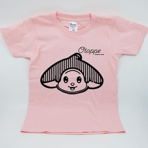 オトッペ　Tシャツ「ウィンディ SMILE」ライトピンク（サイズ120cm）