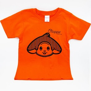 オトッペ　Tシャツ「ウィンディ SMILE」オレンジ（サイズ120cm）