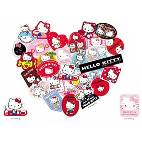 ハローキティ 50周年 アイロンシール キティの描く未来