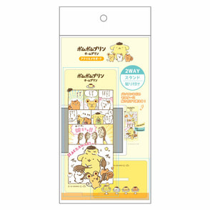 サンリオ　ポムポムプリン チームプリン漫画 アクリルメモボード 換毛期