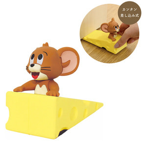 トムとジェリー　差し込み式ドアストッパー／ジェリー