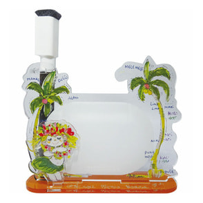 水森亜土　アクリルメモボード／ヤシノキ