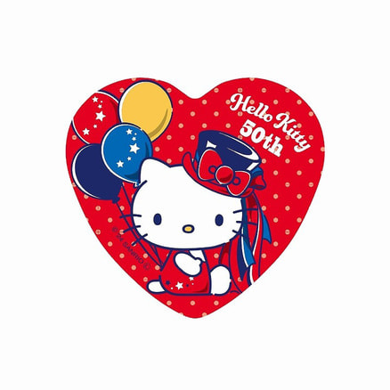 ハローキティ ハート型缶バッジ（キティ）（TS0650192）｜ハロー